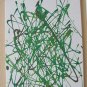 WOW! "QUANTUM FLUX" VTG ATOMIC 3 PANEL ORIG OIL PAINTING! JACKSON POLLOCK STYLE