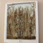 SUPERB! VICTORIAN 19TH CENTURY WINDOW FRAME ART DRIED FLOWERS DECOR SHABBY CHIC