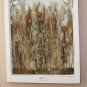 SUPERB! VICTORIAN 19TH CENTURY WINDOW FRAME ART DRIED FLOWERS DECOR SHABBY CHIC