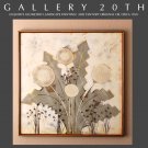 EPIC! MID CENTURY MODERN ABSTRACT ORIG ART OIL PAINTING! DANDELION 50'S BERTOIA