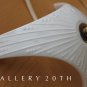 GORGEOUS! MID CENTURY MODERN EDELSTEIN PORCELAIN TRIPOD LAMP! 50S 60S ATOMIC VTG