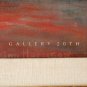 "BLUE CHAIR WITH A VIEW" EXPRESSIONIST ORIG. OIL PAINTING! VTG 60S HARRISON ART!