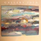 "MANHATTAN KALEIDOSCOPE"! MID CENTURY MODERN ABSTRACT OIL PAINTING! NY CITYSCAPE