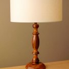 PRIMO! ARTS & CRAFTS MID CENTURY CARVED WOOD LAMP! `1950S VINTAGE 1960S WALNUT BIRCH