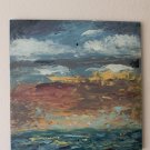 BEAUTIFUL HUE! POST- MODERNIST ORIGINAL ABSTRACT PAINTING! ART VINTAGE METAL MID CENTURY BEAUTIFUL HUE! POST- MODERNIST ORIGINAL ABSTRACT PAINTING! ART VINTAGE METAL MID CENTURY