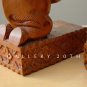WOW! EPIC HAND CARVED ELEPHANT BOOK ENDS! PAIR MID CENTURY VINTAGE INTERIOR DECOR LUCK