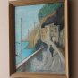 SUPERB! MID CENTURY IMPRESSIONIST ORIG OIL PAINTING! 60S MODERN ART VTG SEASCAPE