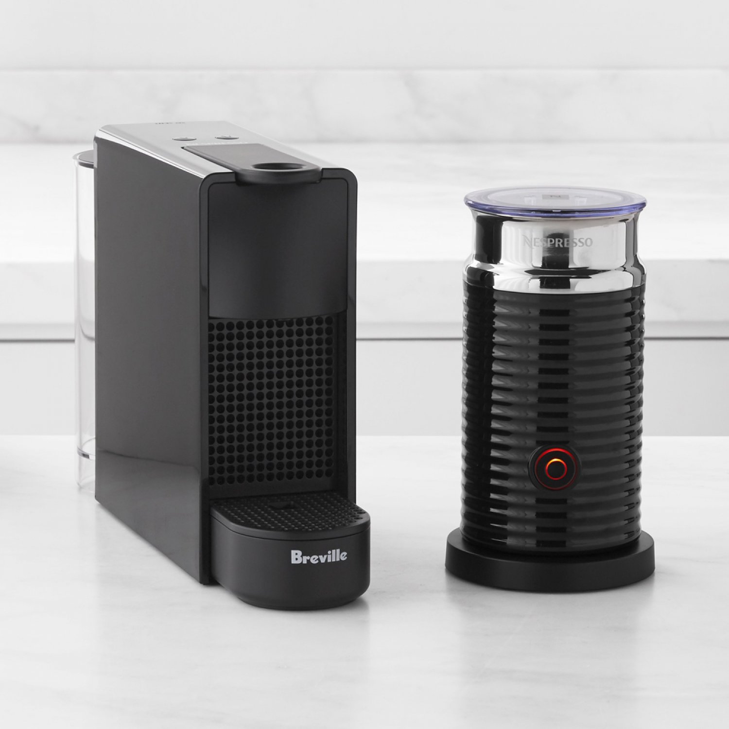Nespresso Essenza Mini Espresso Machine by Breville with Aeroccino Milk