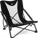 Cascade Mountain Tech Camping Chair - Low Profile Folding Chair for Camping, Bea