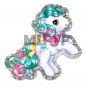2.5" Glitter Holo Baby Posty sticker