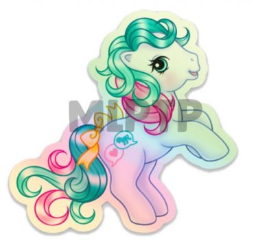 2.5" Holo Baby Posty sticker