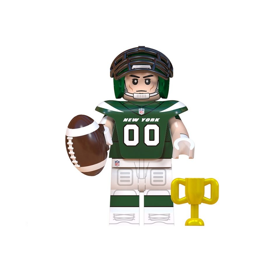 New York Jets Lego Compatible Medieval Building Block Figure Minifigure ...