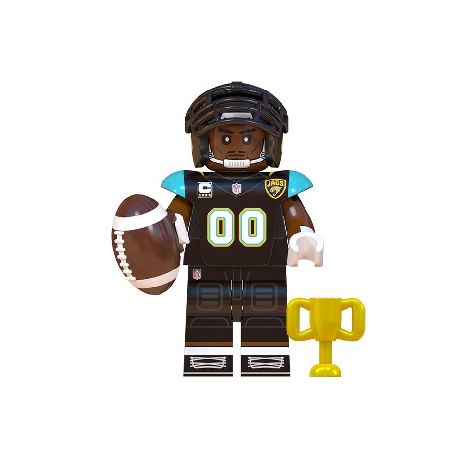 Jacksonville Jaguars Lego Compatible Medieval Building Block Figure  Minifigure WM2334