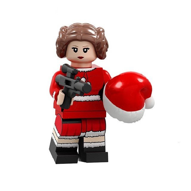 Christmas Princess Leia Lego Compatible Medieval Building Block Figure Minifigure Pg1754