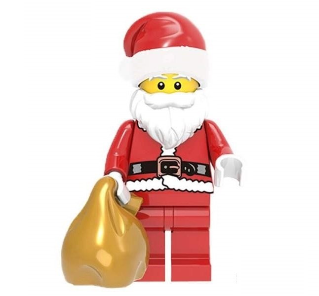 Santa Claus Lego Compatible Christmas Building Block Figure Minifigure ...