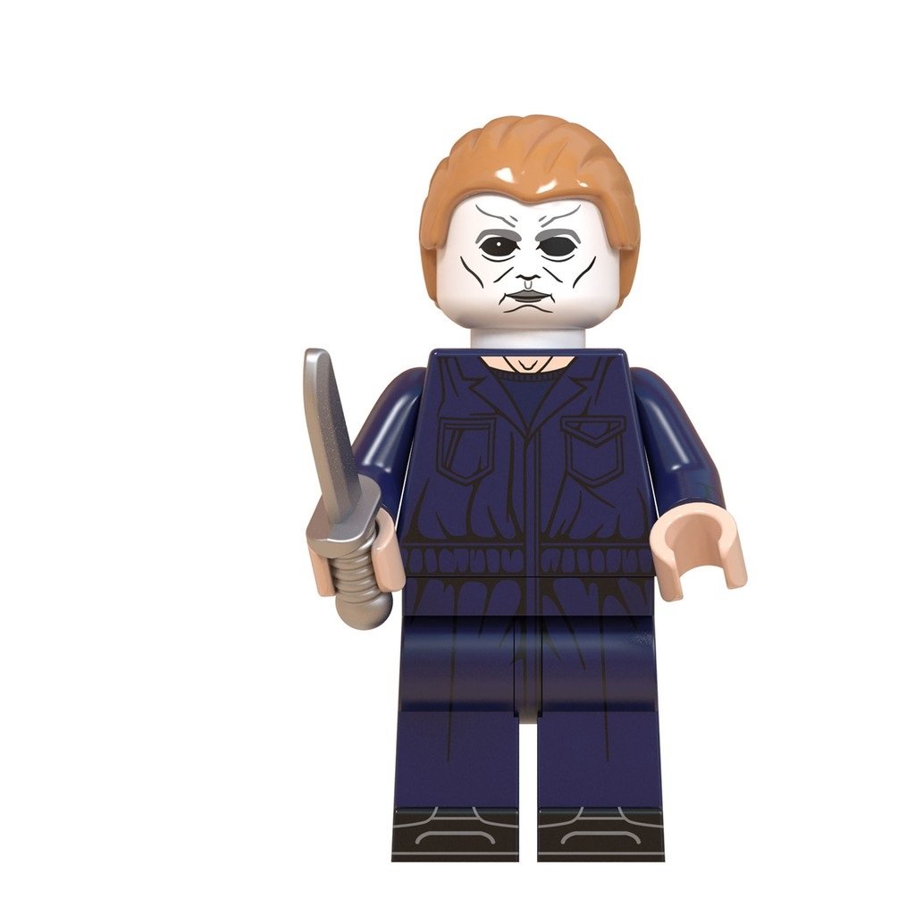 Michael Myers Lego Compatible Horror Halloween Block Figure Minifigure