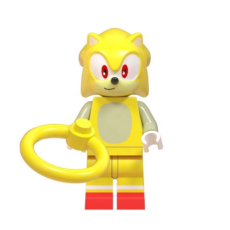 Super Sonic Lego Compatible Sonic the Hedgehog Building Block Figure ...