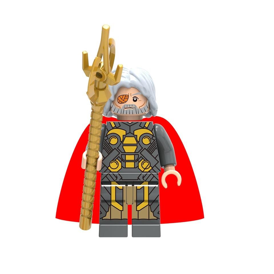 Odin Lego Compatible Marvel Thor Building Block Figure Minifigure XH772