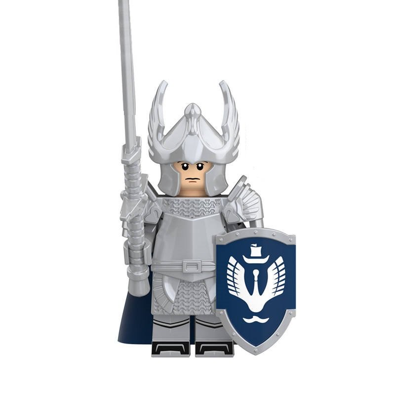 Gondor Warrior Lego Compatible The Lord of the Rings Block Figure ...