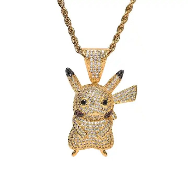 Iced out pokemon chain Clearance