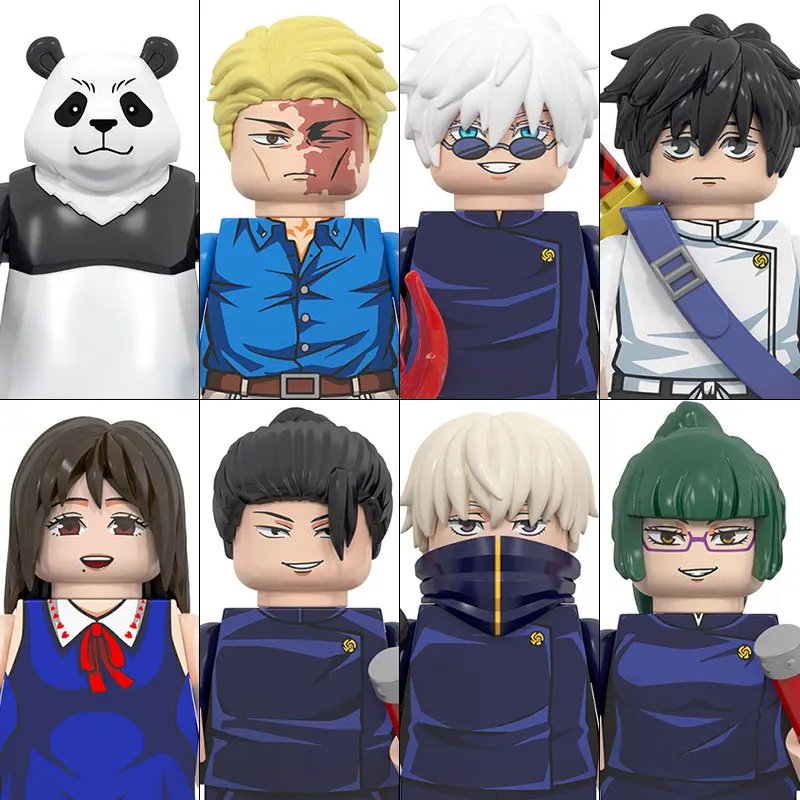 Jujutsu Kaisen Minifigures Set Lego Compatible Anime Block Figures