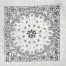 White paisley bandana