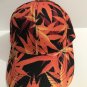 Leaf print hat