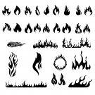 Fire SVG Bundle,Flame SVG Bundle,Fire Balls SVG,Fire Silhouette