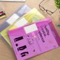 Sooez 10 Pack Plastic Envelopes Poly Envelopes, Clear Document Folders File Fold