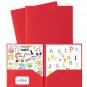 Aegero Plastic Folders with Pockets (7 Pack, Assorted Colors), Durable Heavy Dut