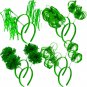 COCIDE 8Pcs Pom Pom Headbands Party Headbands Tinsel Wrapped Ponytails Headboppe