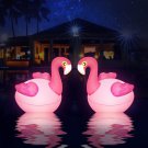 Floating Pool Lights 2PCS, Solar Flamingo Pool Lights for Inground Pools Waterpr