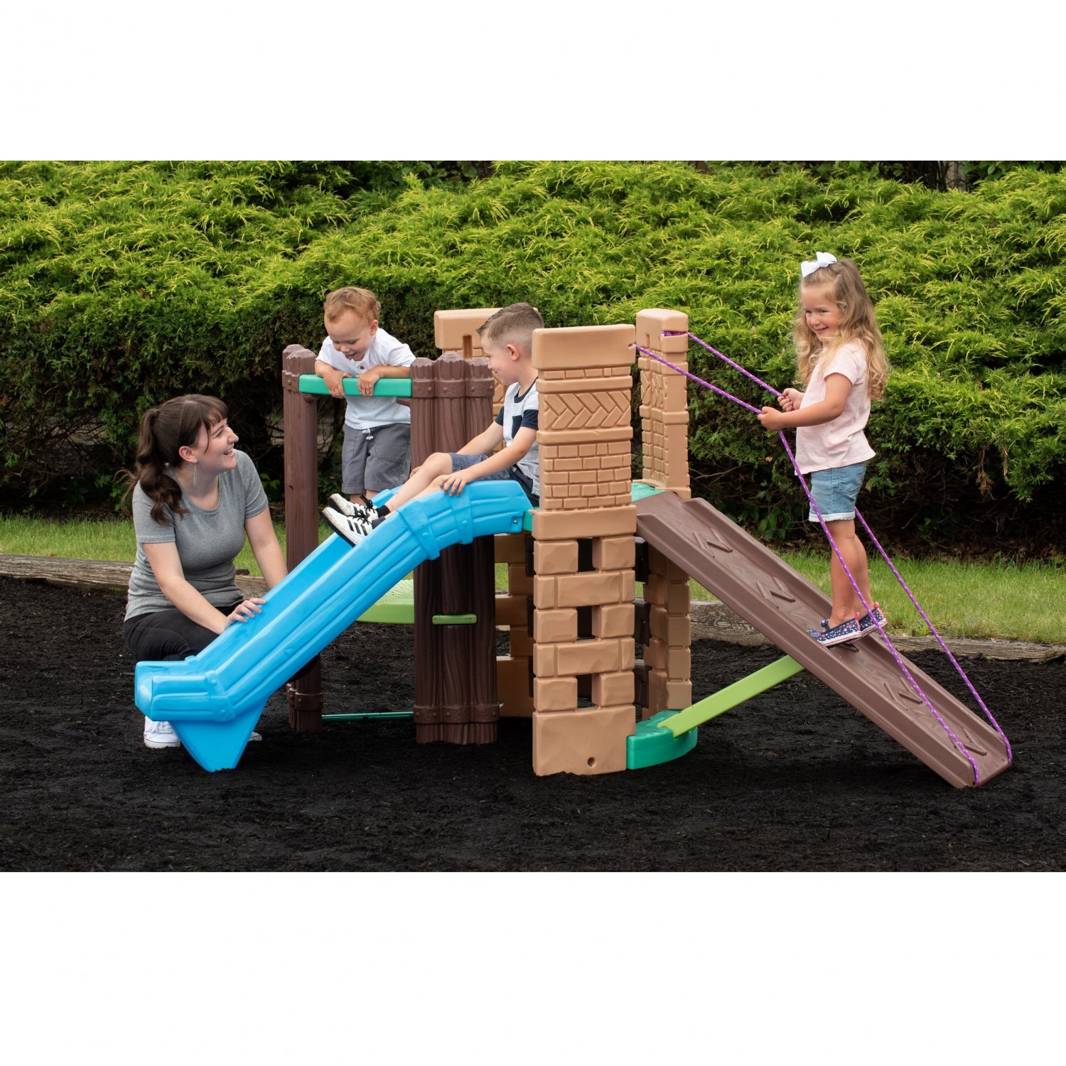Little Tikes 2in1 Castle Playground Climber and Slide with Ladder and