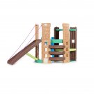 Little Tikes 2-in-1 Castle Playground Climber and Slide with Ladder and Plank