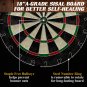 Barrington 40 Inch Prescott Collection Bristle Dartboard Cabinet With LED Light