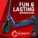Razor Black Label E100 Electric Scooter up to 120 lbs, 8" Pneumatic Front Tire, Up to 10 mph