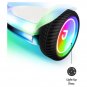 Jetson Plasma Hoverboard | Iridescent | LED Liquid Light Patterns, Anti-Slip, All-Terrain Tires