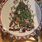Christmas tree collector plate