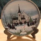 Amish Christmas Carol collector plate