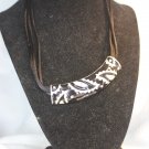 1990s Enamel necklace (6c)