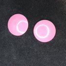 Button post 80s earrings (106c)