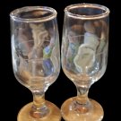 Vintage Stemmed Cordial glasses