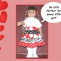 Minnie Dots Doll Skirt with Reversible Headband