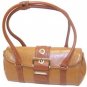 Rina Rich Large Clutch Handbag Camel