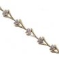 1.0CT Diamond Gold Link Bracelet