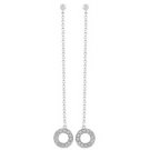 14K White Gold Diamond Necklace