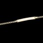 14K Yellow Gold Teen I.D. Marine Link Bracelet