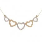 Diamond Gold Heart Necklace