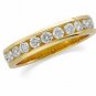 14K Yellow Gold Diamond Band Ring