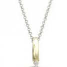14K Two Tone Gold Diamond Necklace